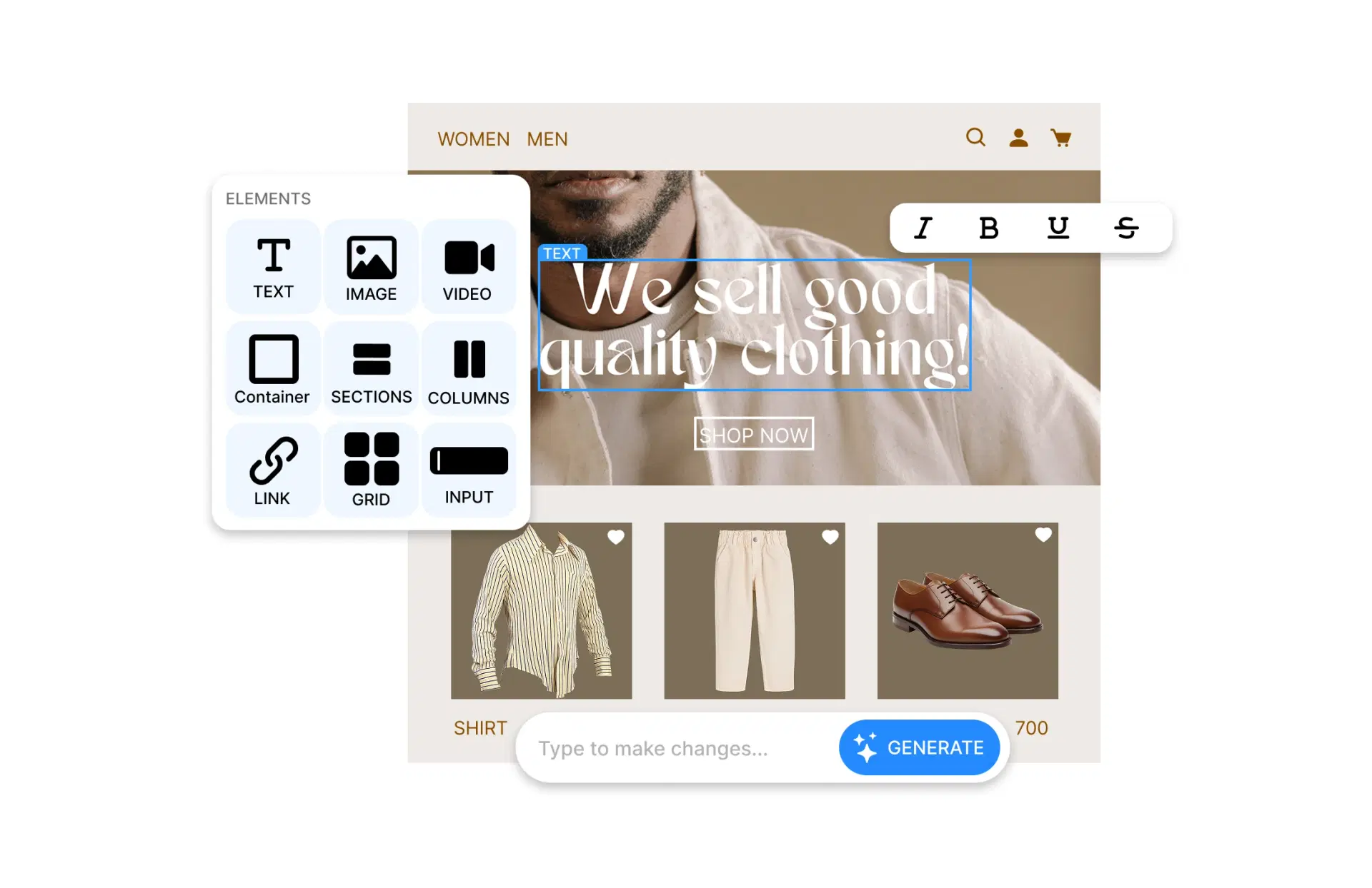 AI-powered Website Editor